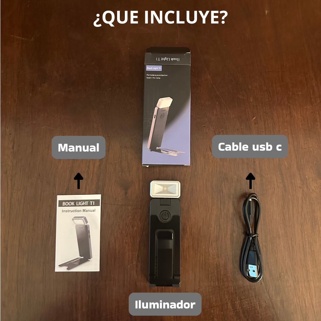 Luz Led Recargable para leer
